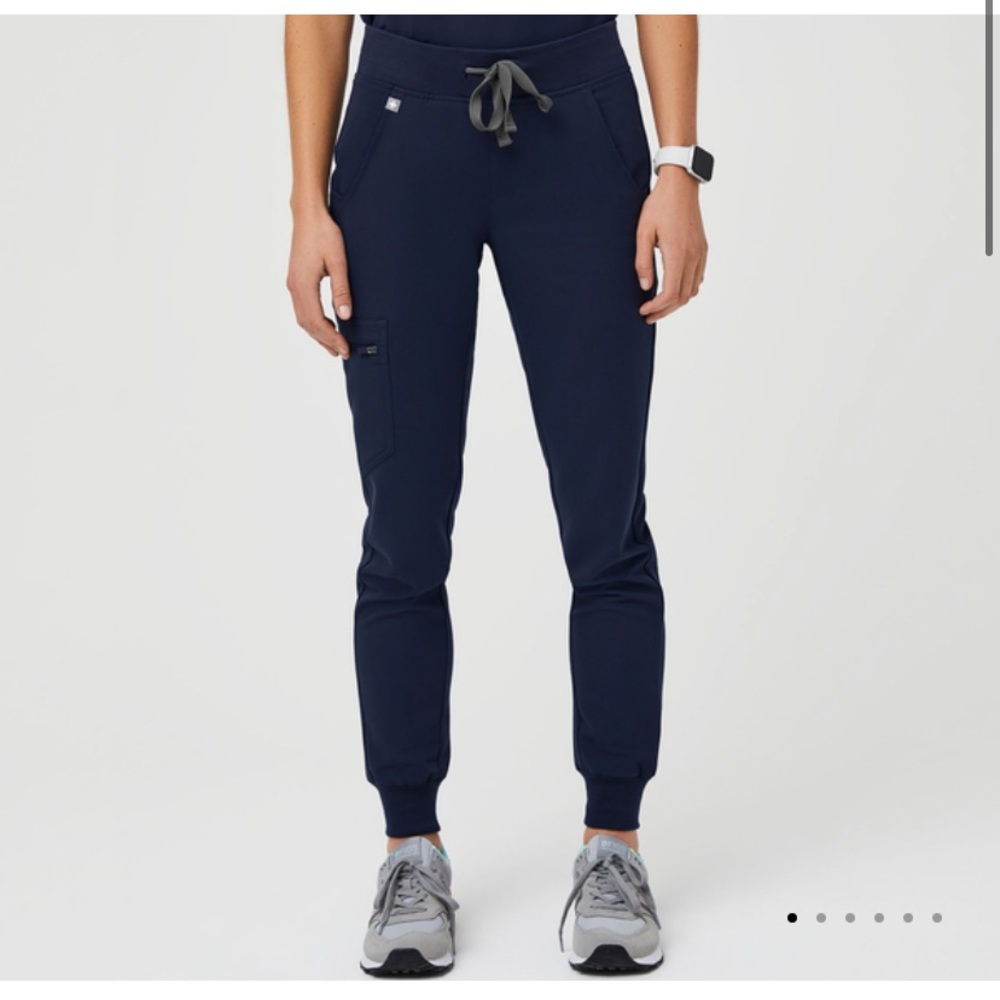 Figs Zamora Jogger Scrubs Navy